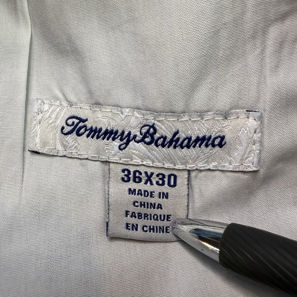 Tommy Bahama Boracay Chino Pants Mens 36x30* Blue Stretch Tencel Flat Front Golf - Picture 2 of 10